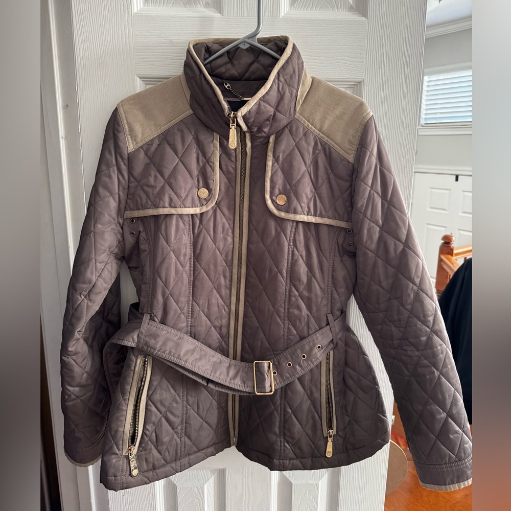 Vince Camuto Quilted Women's Jacket with Belt